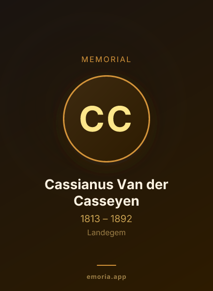 Memorial portrait of Cassianus Van der Casseyen