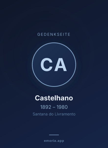 Gedenkportrait von Castelhano