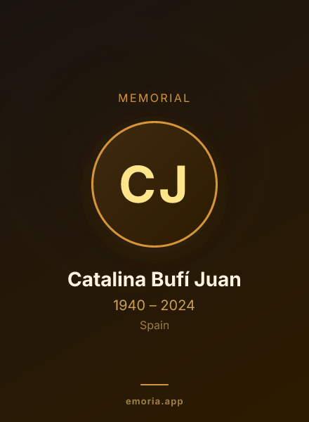 Memorial portrait of Catalina Bufí Juan