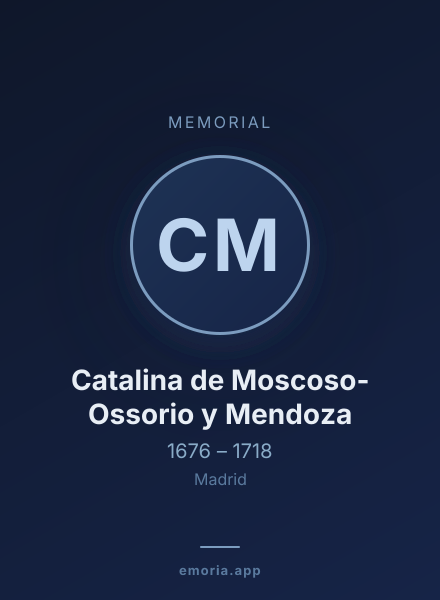 Memorial portrait of Catalina de Moscoso-Ossorio y Mendoza