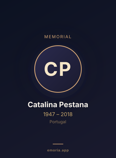 Memorial portrait of Catalina Pestana