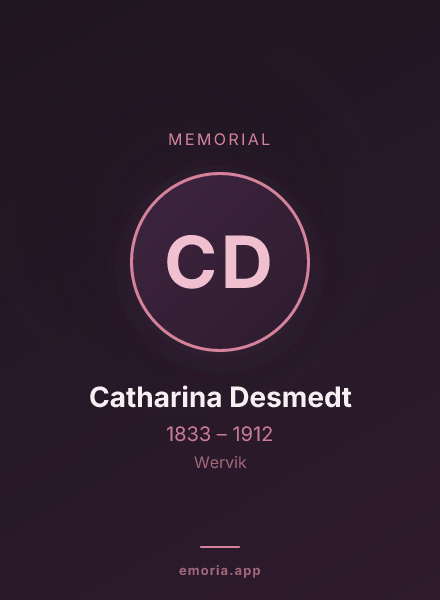 Memorial portrait of Catharina Desmedt