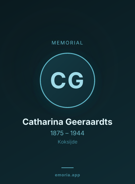 Memorial portrait of Catharina Geeraardts