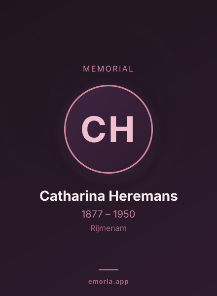 Memorial portrait of Catharina Heremans