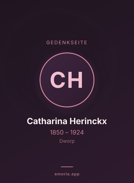 Gedenkportrait von Catharina Herinckx