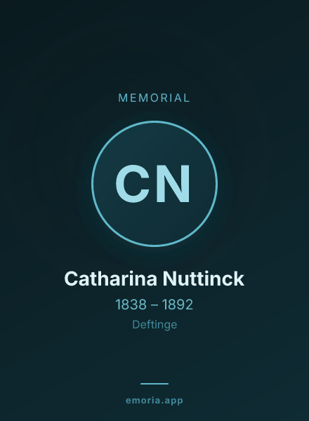 Memorial portrait of Catharina Nuttinck
