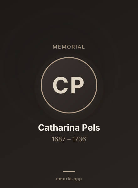 Memorial portrait of Catharina Pels