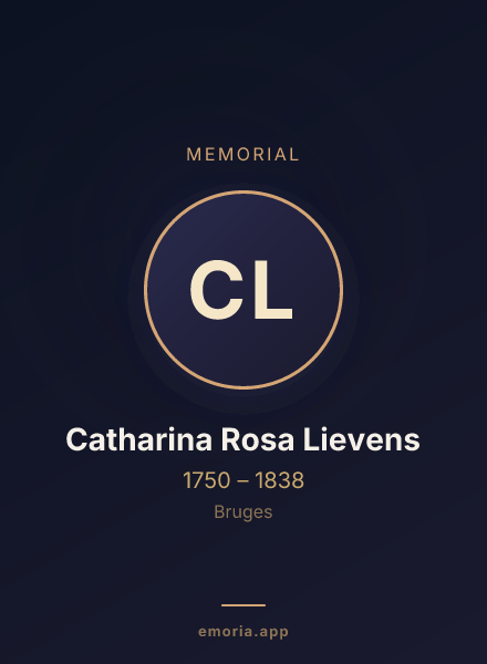 Memorial portrait of Catharina Rosa Lievens