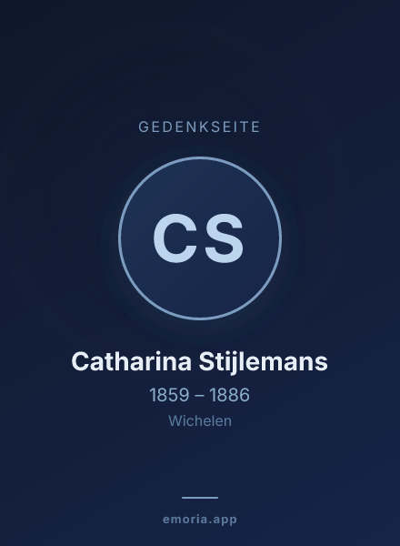 Gedenkportrait von Catharina Stijlemans