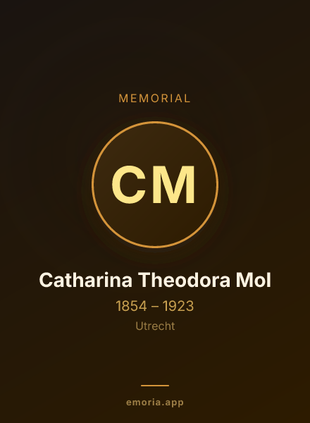 Memorial portrait of Catharina Theodora Mol