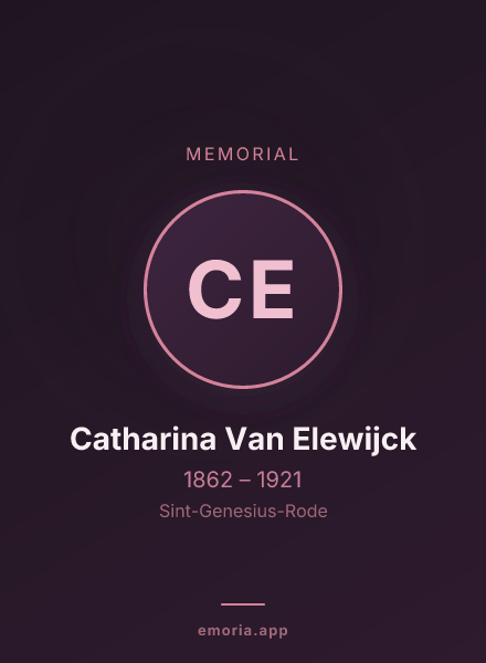 Memorial portrait of Catharina Van Elewijck