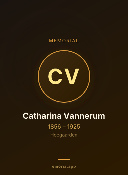 Memorial portrait of Catharina Vannerum