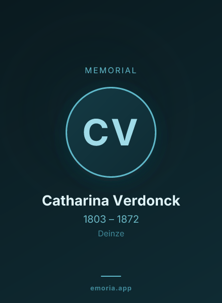 Memorial portrait of Catharina Verdonck