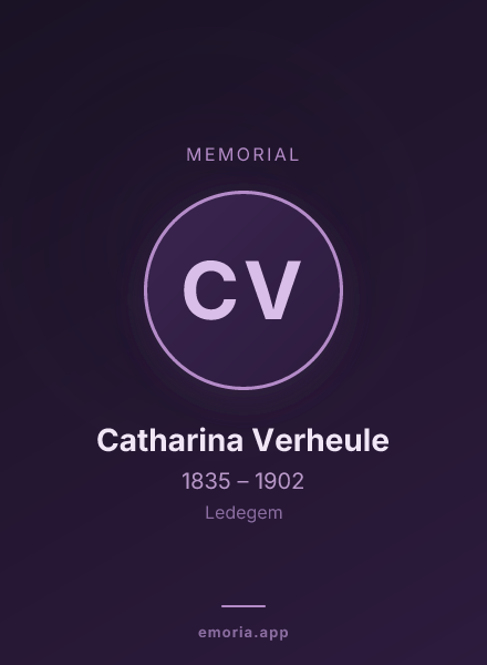 Memorial portrait of Catharina Verheule