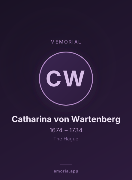 Memorial portrait of Catharina von Wartenberg