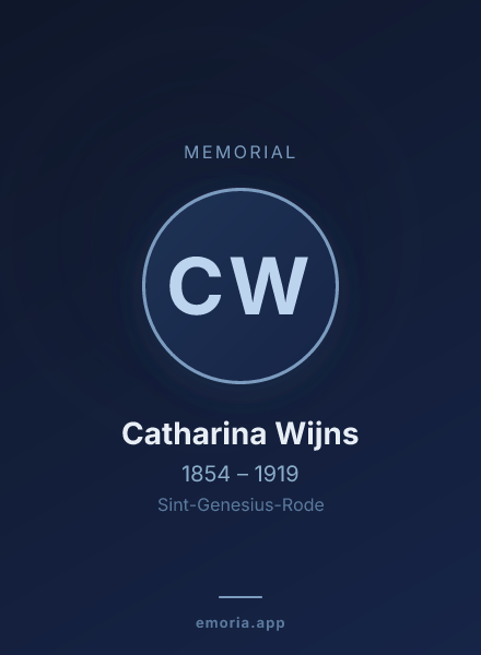 Memorial portrait of Catharina Wijns