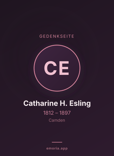 Gedenkportrait von Catharine H. Esling