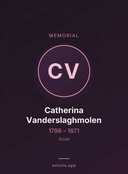 Memorial portrait of Catherina Vanderslaghmolen