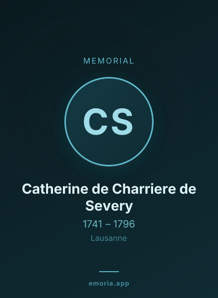 Memorial portrait of Catherine de Charriere de Severy