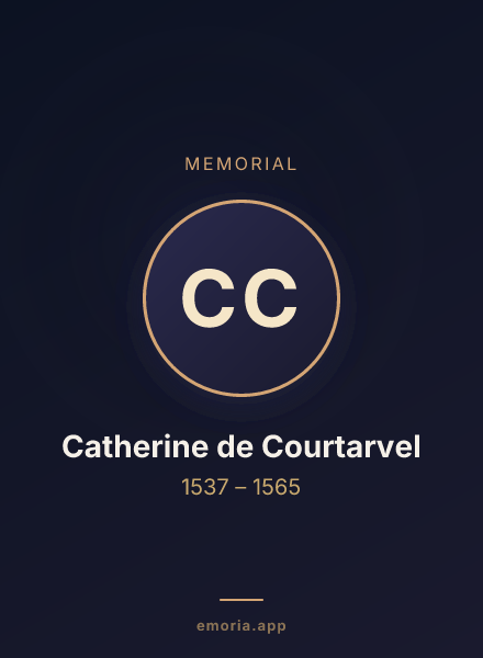 Memorial portrait of Catherine de Courtarvel