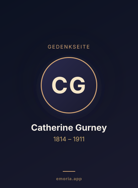 Gedenkportrait von Catherine Gurney
