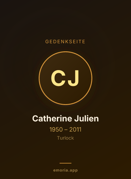 Gedenkportrait von Catherine Julien