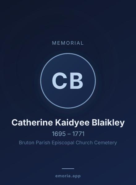Memorial portrait of Catherine Kaidyee Blaikley