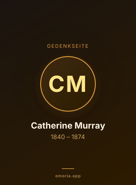 Gedenkportrait von Catherine Murray