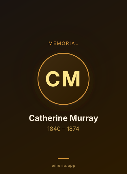 Memorial portrait of Catherine Murray
