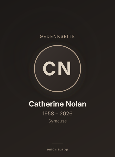 Gedenkportrait von Catherine Nolan
