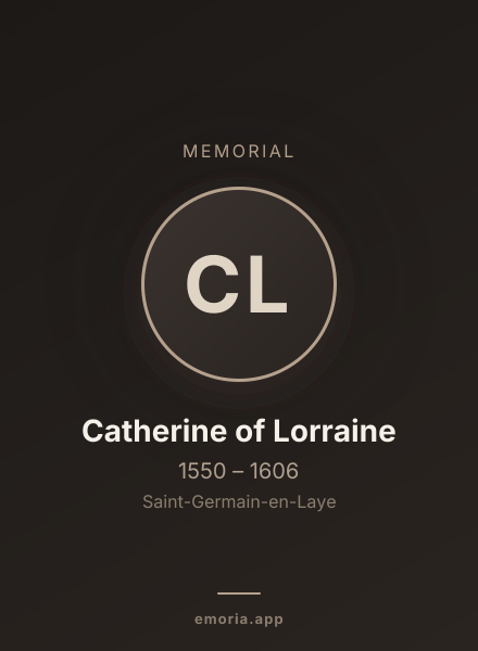 Memorial portrait of Catherine of Lorraine