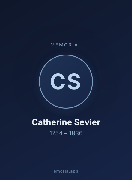 Memorial portrait of Catherine Sevier