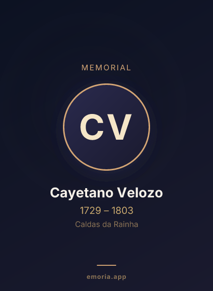 Memorial portrait of Cayetano Velozo