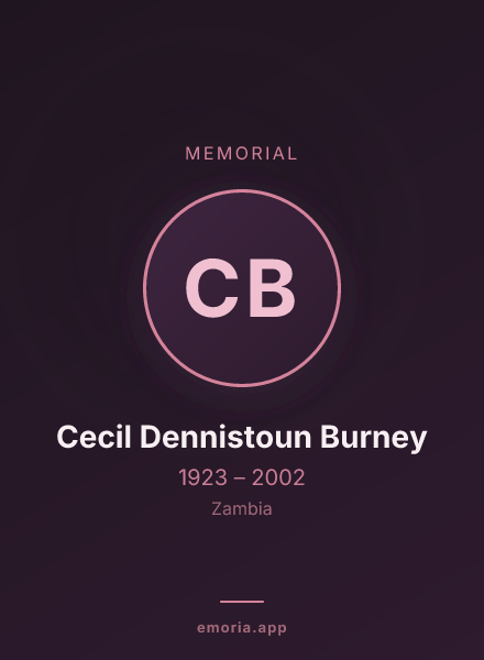 Memorial portrait of Cecil Dennistoun Burney