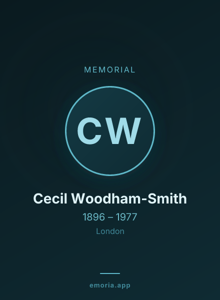 Memorial portrait of Cecil Woodham-Smith