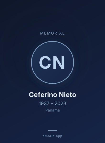 Memorial portrait of Ceferino Nieto