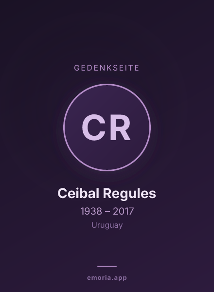 Gedenkportrait von Ceibal Regules