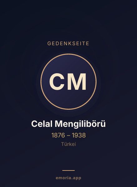 Gedenkportrait von Celal Mengilibörü