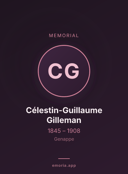 Memorial portrait of Célestin-Guillaume Gilleman
