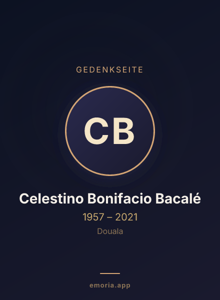 Gedenkportrait von Celestino Bonifacio Bacalé