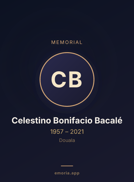 Memorial portrait of Celestino Bonifacio Bacalé