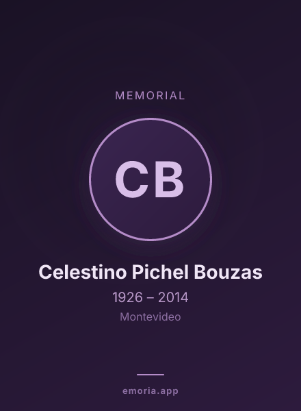 Memorial portrait of Celestino Pichel Bouzas