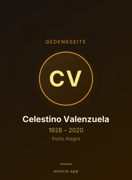 Gedenkportrait von Celestino Valenzuela