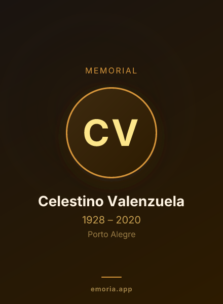 Memorial portrait of Celestino Valenzuela