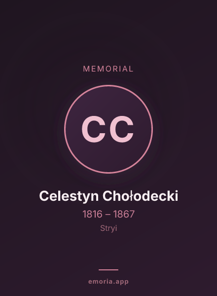 Memorial portrait of Celestyn Chołodecki
