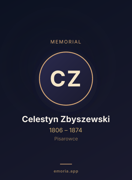 Memorial portrait of Celestyn Zbyszewski