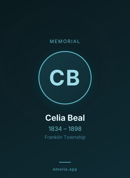 Memorial portrait of Celia Beal