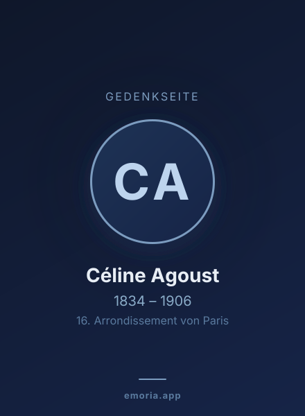 Gedenkportrait von Céline Agoust