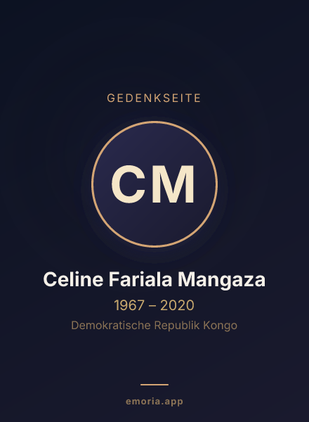 Gedenkportrait von Celine Fariala Mangaza