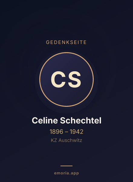 Gedenkportrait von Celine Schechtel